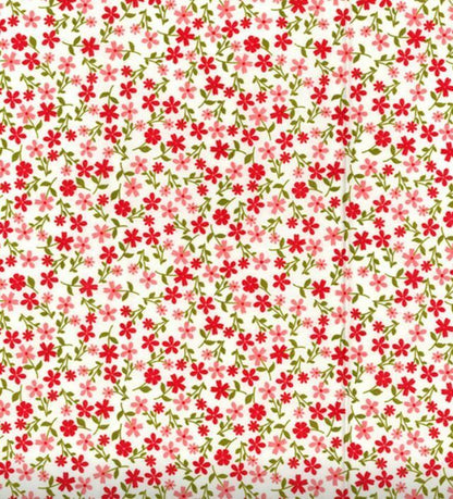 Daisy 100% Cotton Poplin Fabric Rose & Hubble Floral Petal Sewing Craft Dress