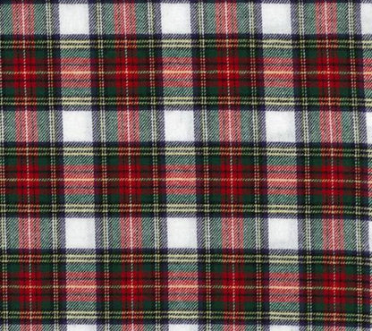 100% Brushed Cotton Fabric Wincyette Tartan Flannel 150cm Wide