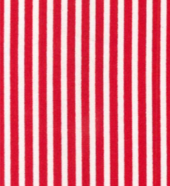 Candy Stripe 100% Cotton Fabric Rose & Hubble 3mm Stripes Poplin Material