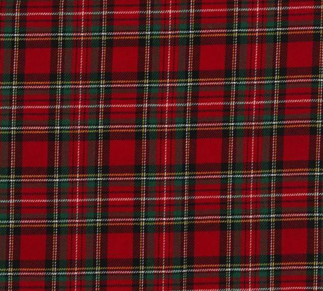 100% Brushed Cotton Fabric Wincyette Tartan Flannel 150cm Wide