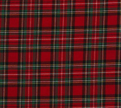 100% Brushed Cotton Fabric Wincyette Tartan Flannel 150cm Wide