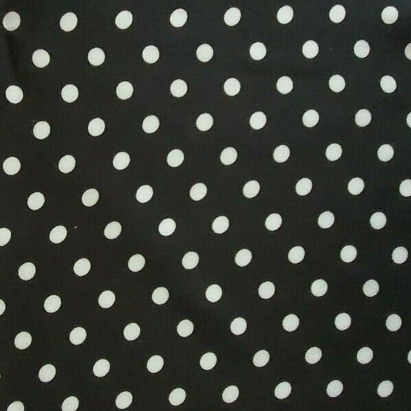 100% Viscose Fabric Polka Dot 140cm 8mm & 5mm