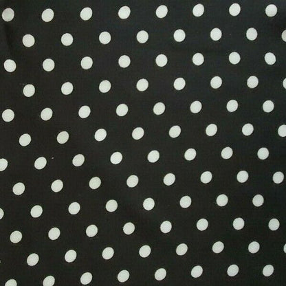 100% Viscose Fabric Polka Dot 140cm 8mm & 5mm