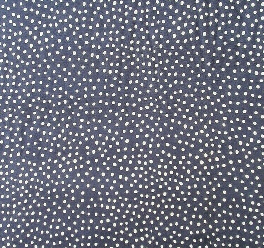 100% Viscose Fabric Polka Dot 140cm Spots Dress Making Sewing