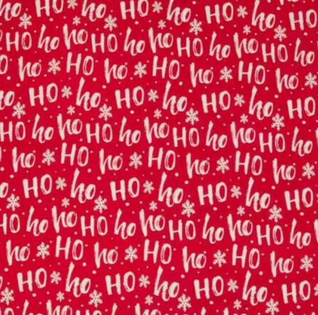 100% Cotton Christmas Fabric Reindeer Holly Xmas Sewing Craft Red Green Material