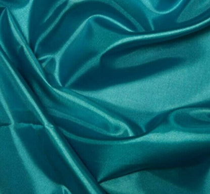 Plain Habotai Silk Lining Fabric Polyester 145cm Wide Dress Craft Sewing