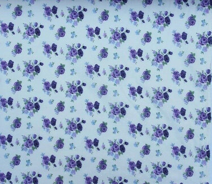 Floral Polycotton Fabric Ditsy Rose Craft Dress Material Sewing