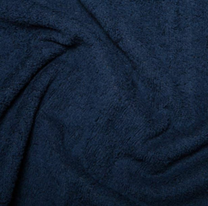Cotton Towelling Fabric Plain Solid Colour Beach Bath Terry Towel