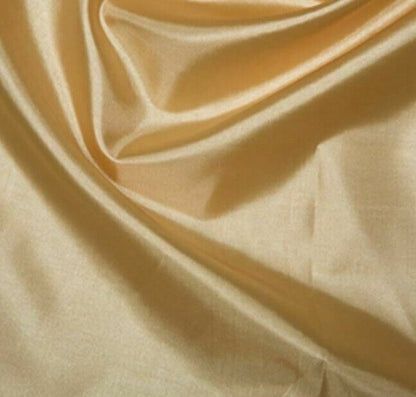 Plain Habotai Silk Lining Fabric Polyester 145cm Wide Dress Craft Sewing