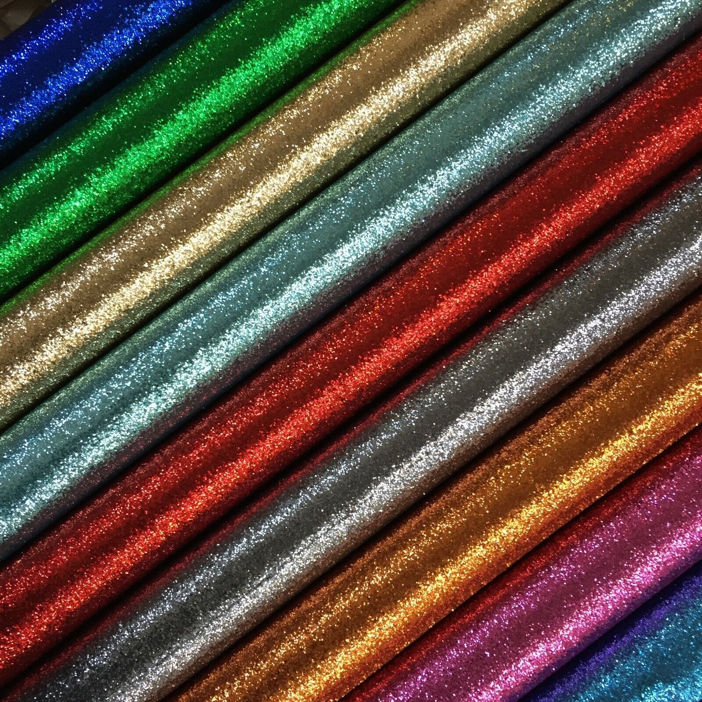 A4 Sheets Chunky Glitter Fabric Mixed Colour Packs Crafts Bows Craft Packs