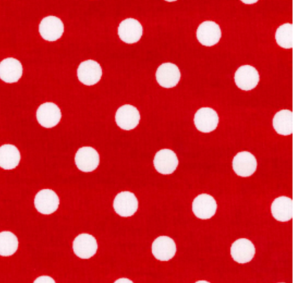 Polka Dot 100% Cotton Fabric 7mm Rose & Hubble Spots Dots Spotty