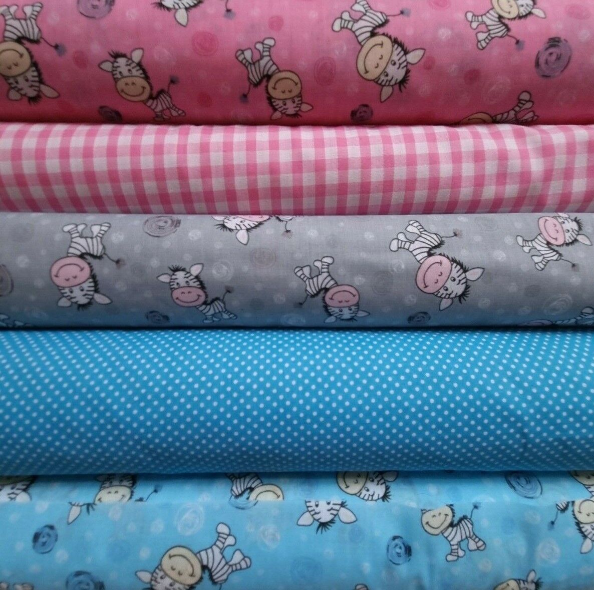 Polycotton Fabric Bundles Fat Quarters Squares Craft Sewing Floral Material