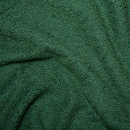 Cotton Towelling Fabric Plain Solid Colour Beach Bath Terry Towel