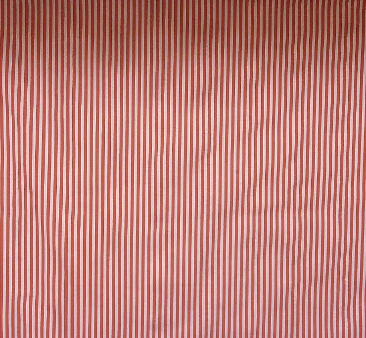 Candy Stripe Polycotton Fabric Striped Lines Sewing Craft Material Stripy