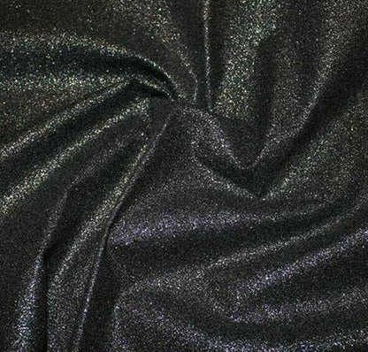 100% Glitter Cotton Fabric Sparkle Sewing Craft Festive Christmas