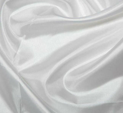 Plain Habotai Silk Lining Fabric Polyester 145cm Wide Dress Craft Sewing