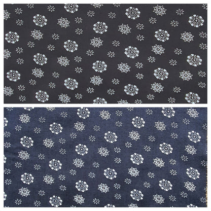 100% Viscose Fabric Small Flowers Floral Material Dressmaking 140cm Wide