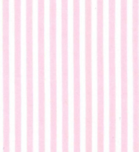 Candy Stripe 100% Cotton Fabric Rose & Hubble 3mm Stripes Poplin Material