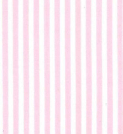 Candy Stripe 100% Cotton Fabric Rose & Hubble 3mm Stripes Poplin Material