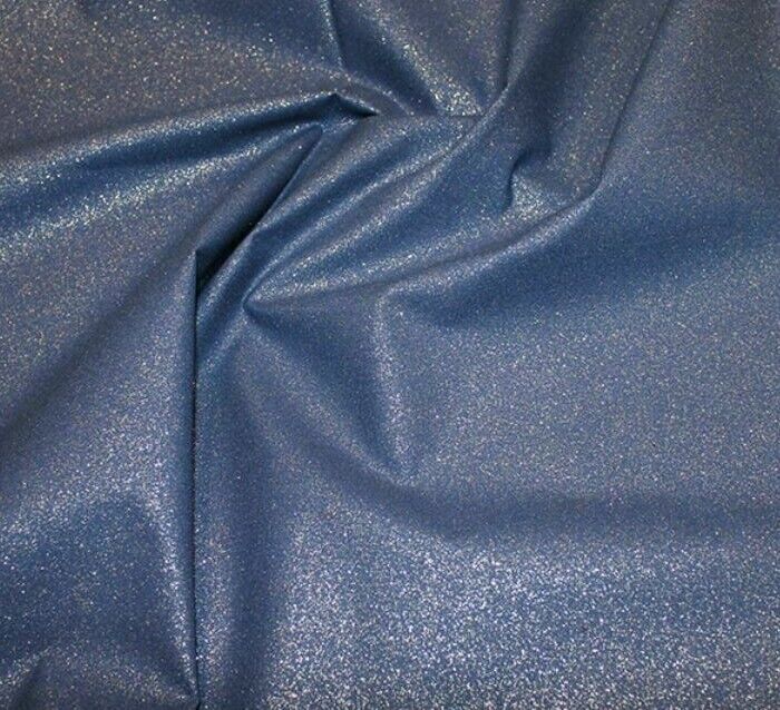 100% Glitter Cotton Fabric Sparkle Sewing Craft Festive Christmas