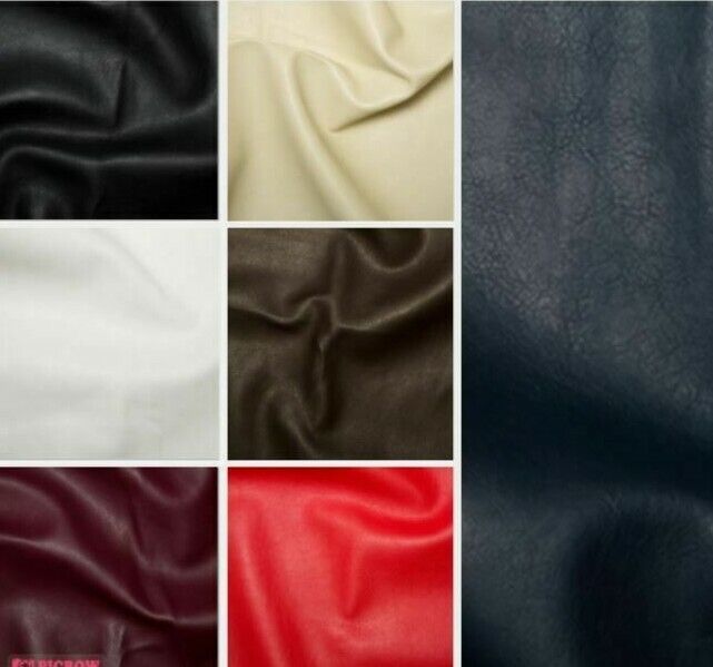 Faux Leather Look Soft PVC Leathercloth Fabric Leatherette Vinyl Upholstery