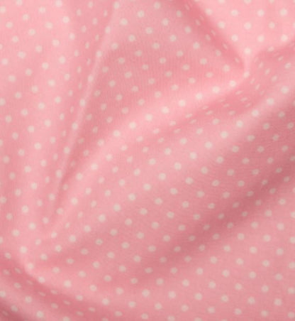 3mm Polka Dot 100% Cotton Fabric Rose & Hubble Material Spots Crafts Sewing