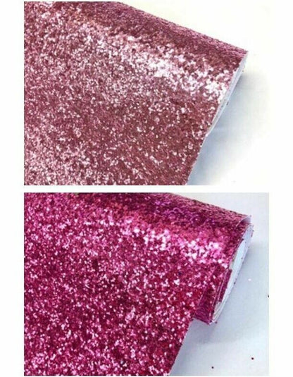 A4 Sheets Chunky Glitter Fabric Mixed Colour Packs Crafts Bows Craft Packs